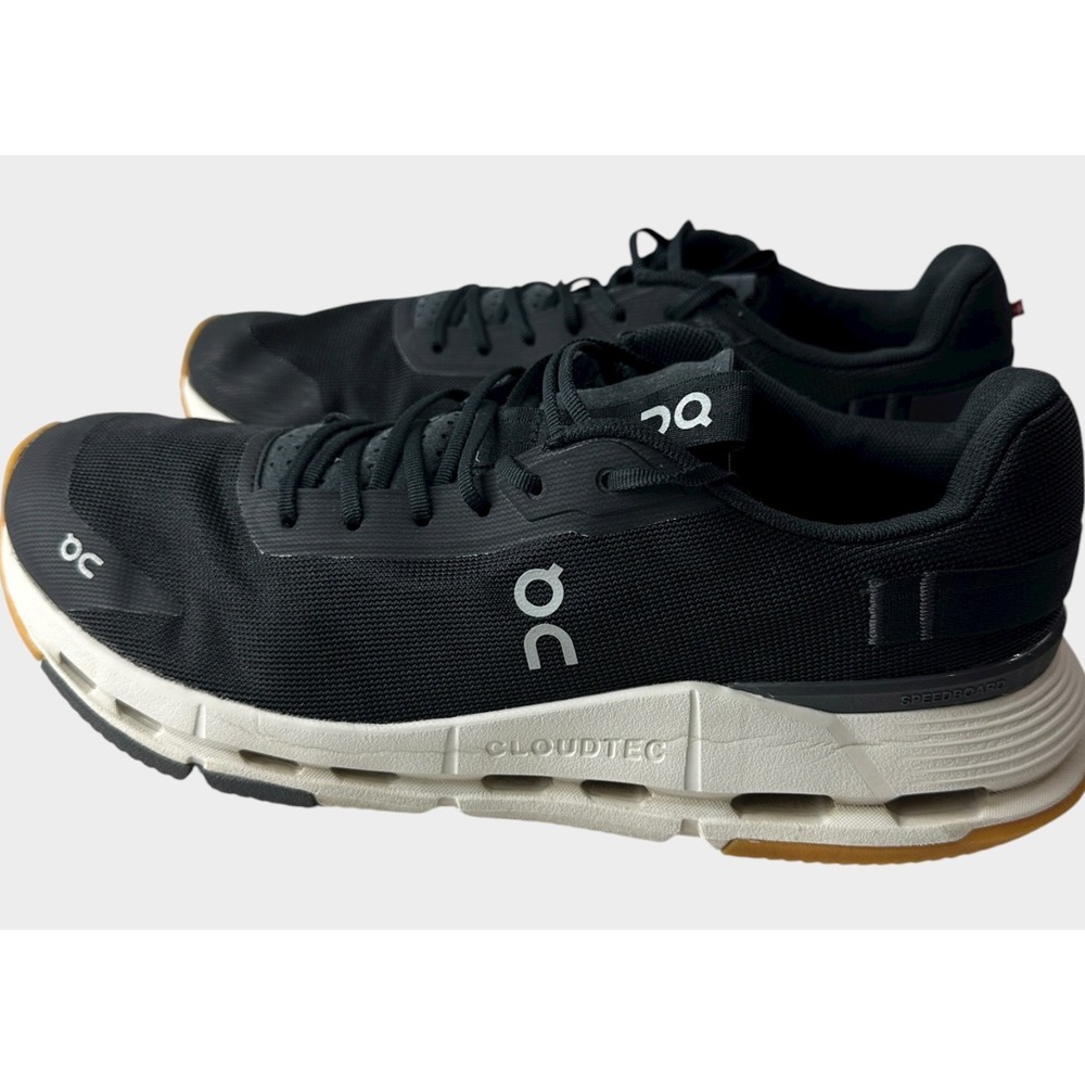 On Running Cloudnova Form 2 Sneakers Womens 10.5 Running Shoes Black Ivory - Picture 14 of 14